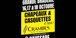 Affiche de la grande braderie Crambes à Caussade, du 16 au 18 octobre 2026